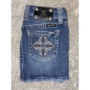 Blue Jean Miss Me Skirt